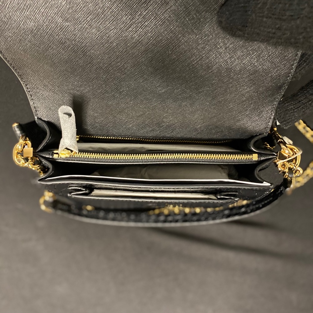 Tory Burch embossed double strap leather bag - Picture 6 of 16